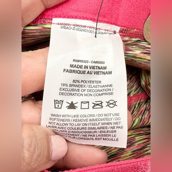 Nike Women's Pro 3" Spacedye Shorts in Multi Size Small - Picture 5 of 9